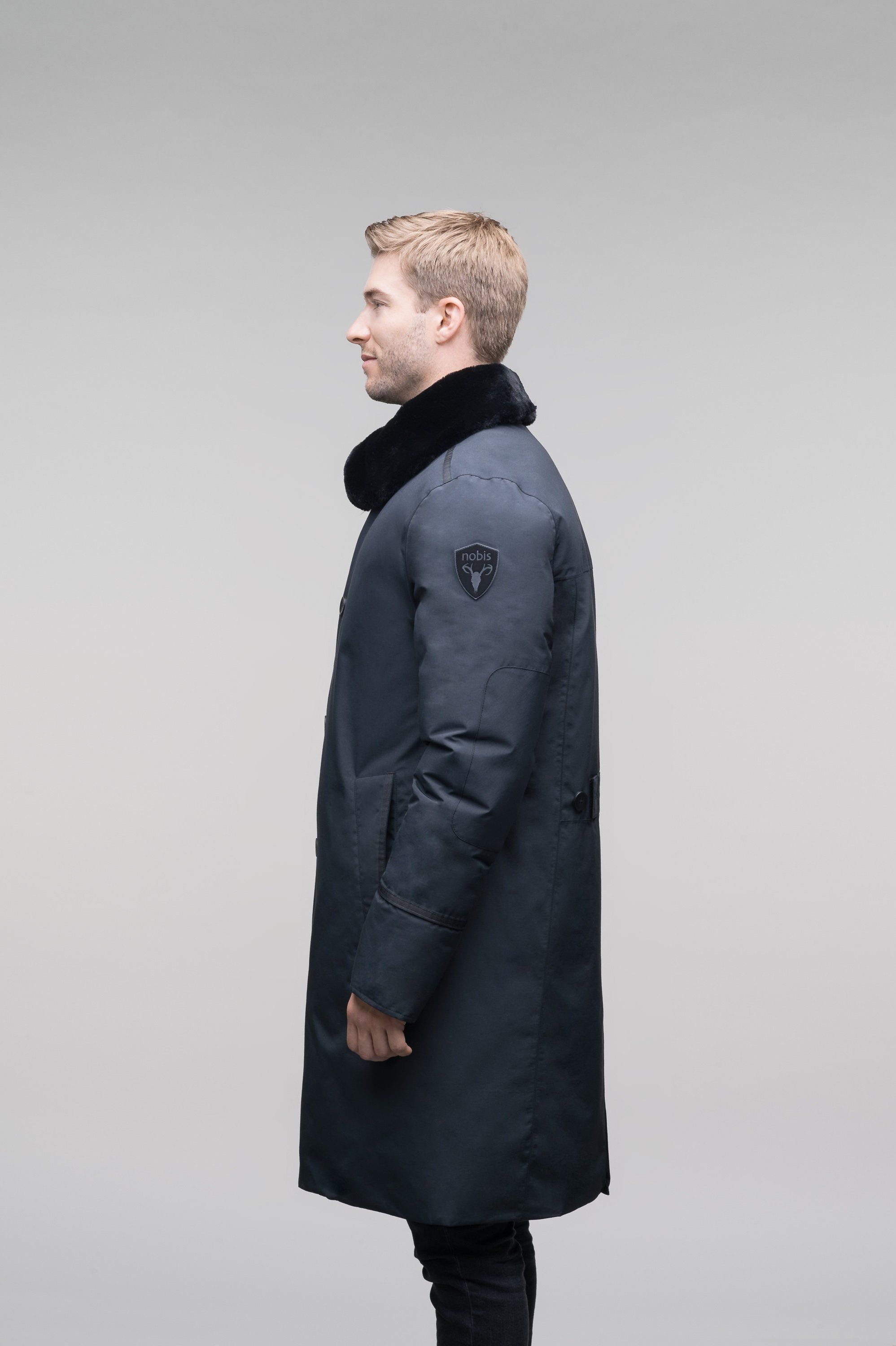 Damon Men's Great Coat sold by Nobis product image thumbnail 3