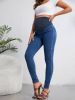 shein maternity adjustable waist skinny jeans sold by SHEIN