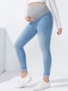 shein maternity wideband waist roll up hem skinny jeans sold by SHEIN