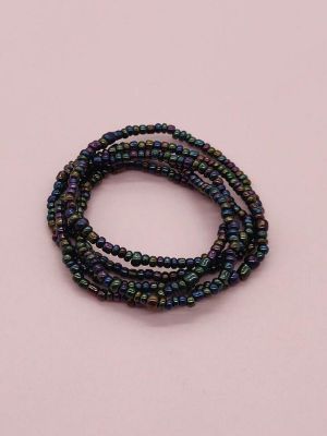 1pc 3.5mm Beaded Bohemian Style Waist Chain With Elastic Rope sold by SHEIN
