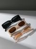 3pairs Women Square Frame shades Sunglasses Travel Accessories sold by SHEIN