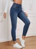 shein frenchy skinny jeans jednolity sold by SHEIN