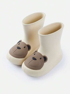 girls cartoon bear pattern cute rain boots for outdoor sold by SHEIN