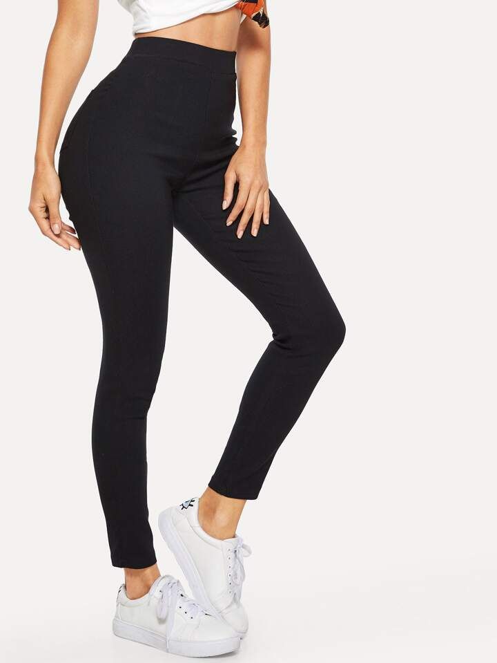 SHEIN Frenchy High Waist Butt Lift High Stretch Skinny Jeggings sold by SHEIN