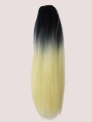 Long Yaki Straight Ponytail Synthetic Hair Extension With Claw sold by SHEIN