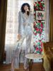 Katalyst Kouture Sequin Fringe Hem Wide Leg Pants sold by SHEIN