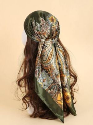 1pc Paisley Print Bandana women scarves sold by SHEIN