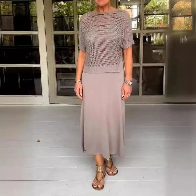 Doris | Elegante Conjunto Vestido con Top sold by Liliana Lupe product image thumbnail 2