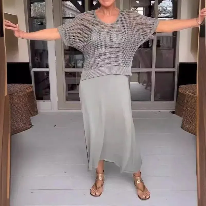 Doris | Elegante Conjunto Vestido con Top sold by Liliana Lupe product image thumbnail 3