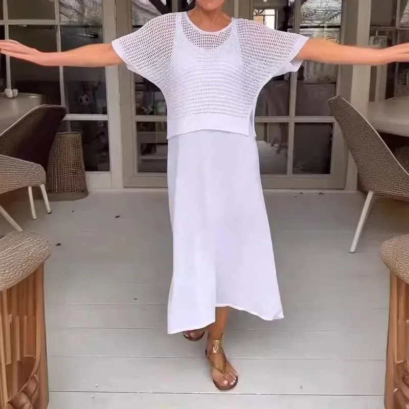 Doris | Elegante Conjunto Vestido con Top sold by Liliana Lupe product image thumbnail 4