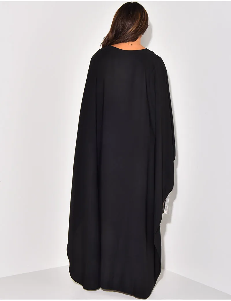 Zelda | Vestido con Capa Fluida sold by Liliana Lupe product image thumbnail 3