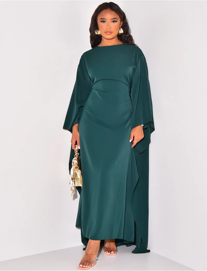Zelda | Vestido con Capa Fluida sold by Liliana Lupe product image thumbnail 4