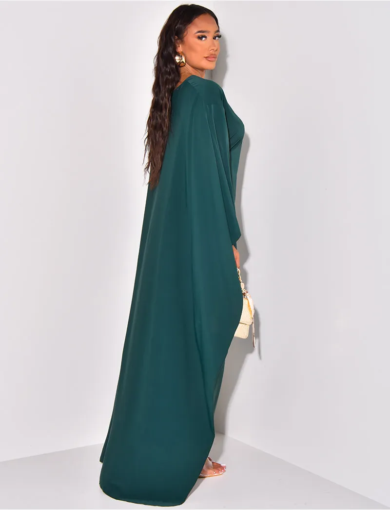 Zelda | Vestido con Capa Fluida sold by Liliana Lupe product image thumbnail 5