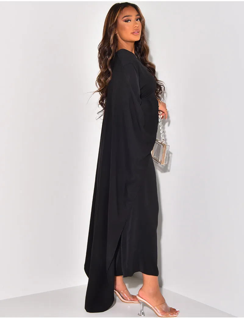 Zelda | Vestido con Capa Fluida sold by Liliana Lupe product image thumbnail 2