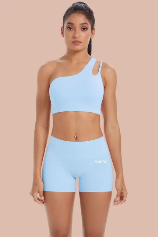 Sky Drift One-Shoulder Bra sold by Habits 365