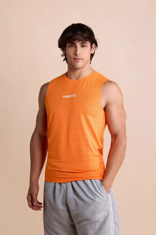 PREMIUM EDITION: Solar Orange Tank Top sold by Habits 365