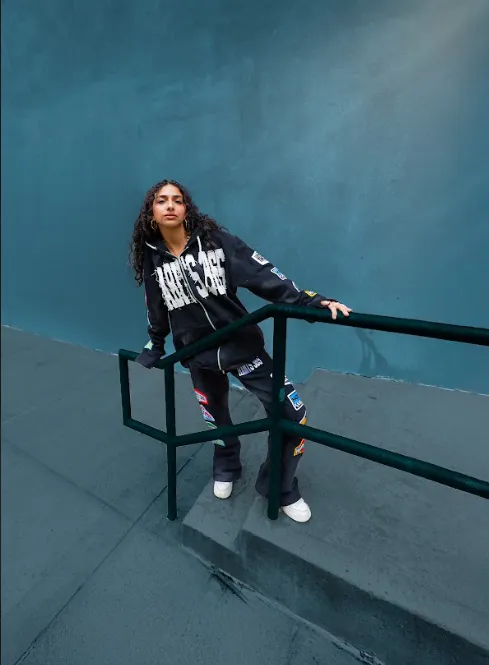 LIMITED EDITION: Appliqué Hoodie Black sold by Habits 365 product image thumbnail 4