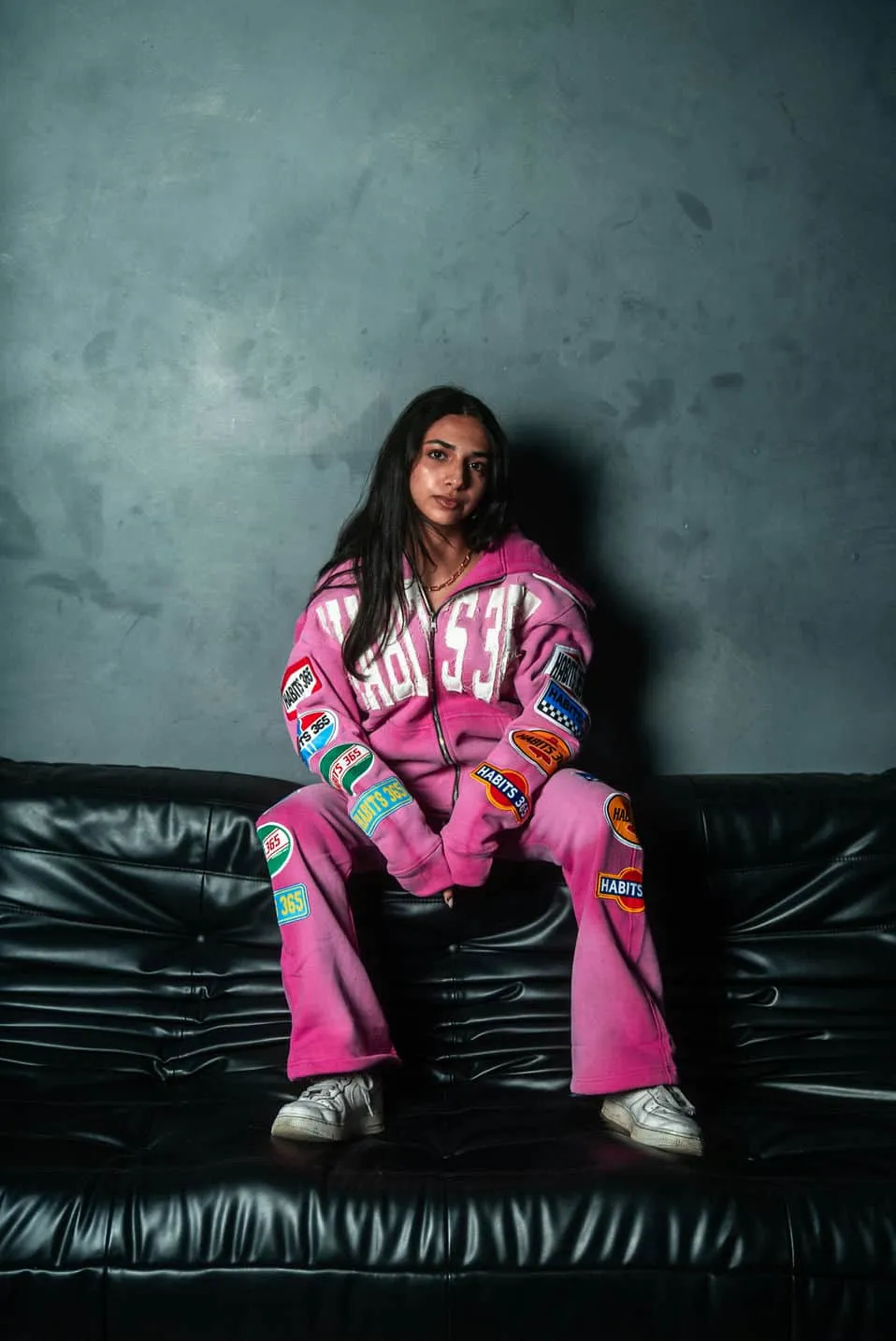 LIMITED EDITION: Appliqué Sweatpants Pink sold by Habits 365 product image thumbnail 3