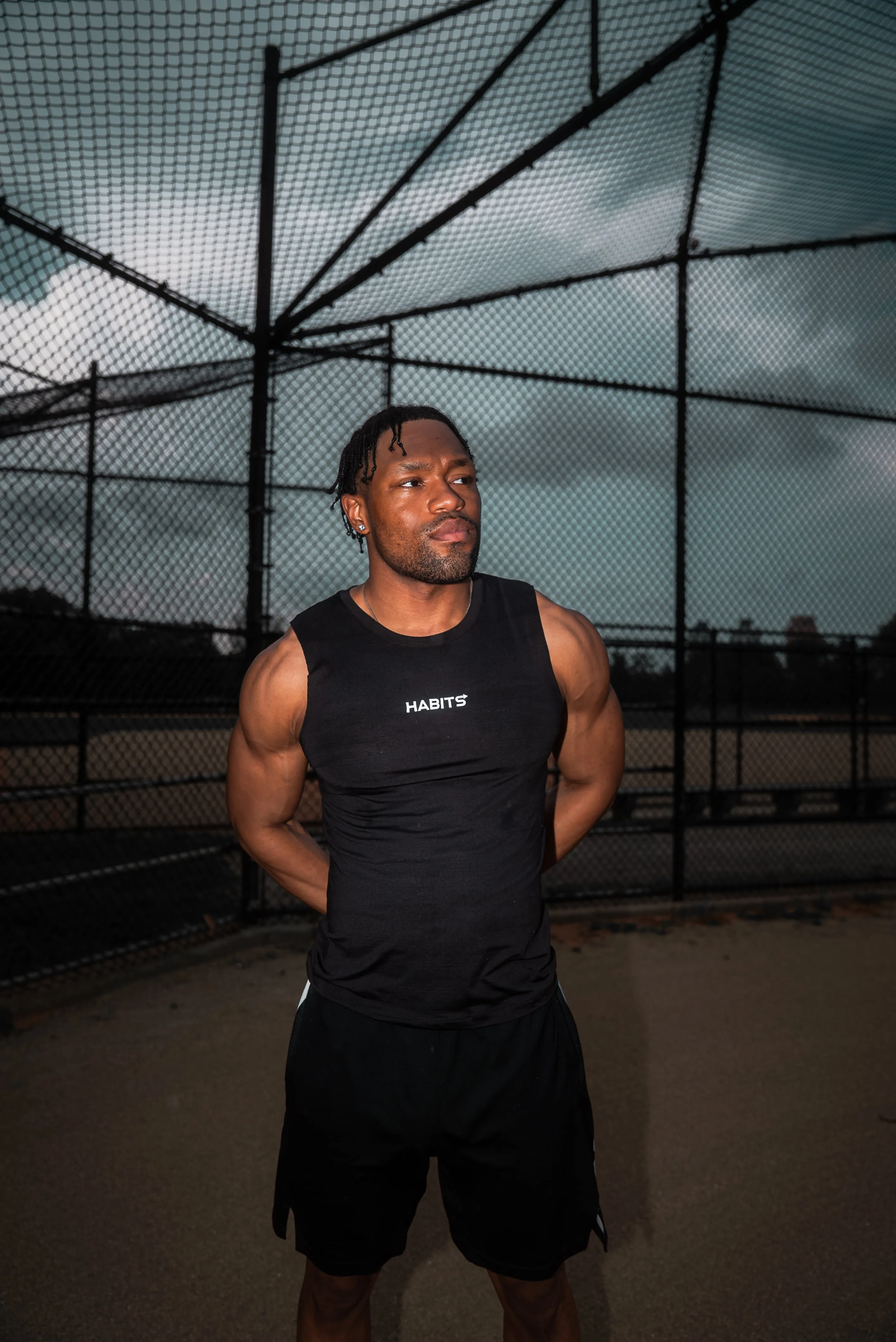 PREMIUM EDITION: Quantum Black Tank Top sold by Habits 365 product image thumbnail 2