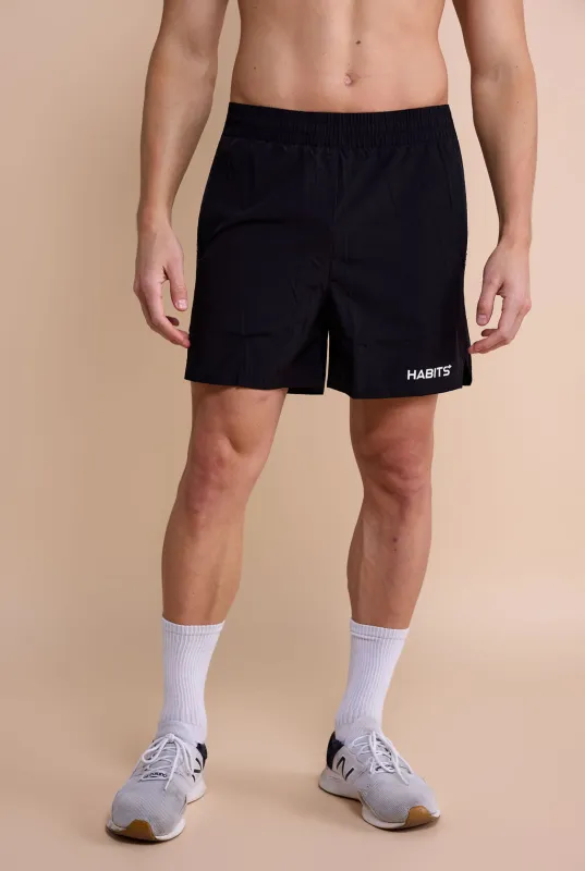 Athletic Club Shorts - Jet Black sold by Habits 365