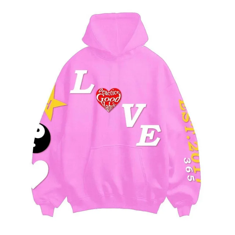 Love Hoodie Pink sold by Habits 365