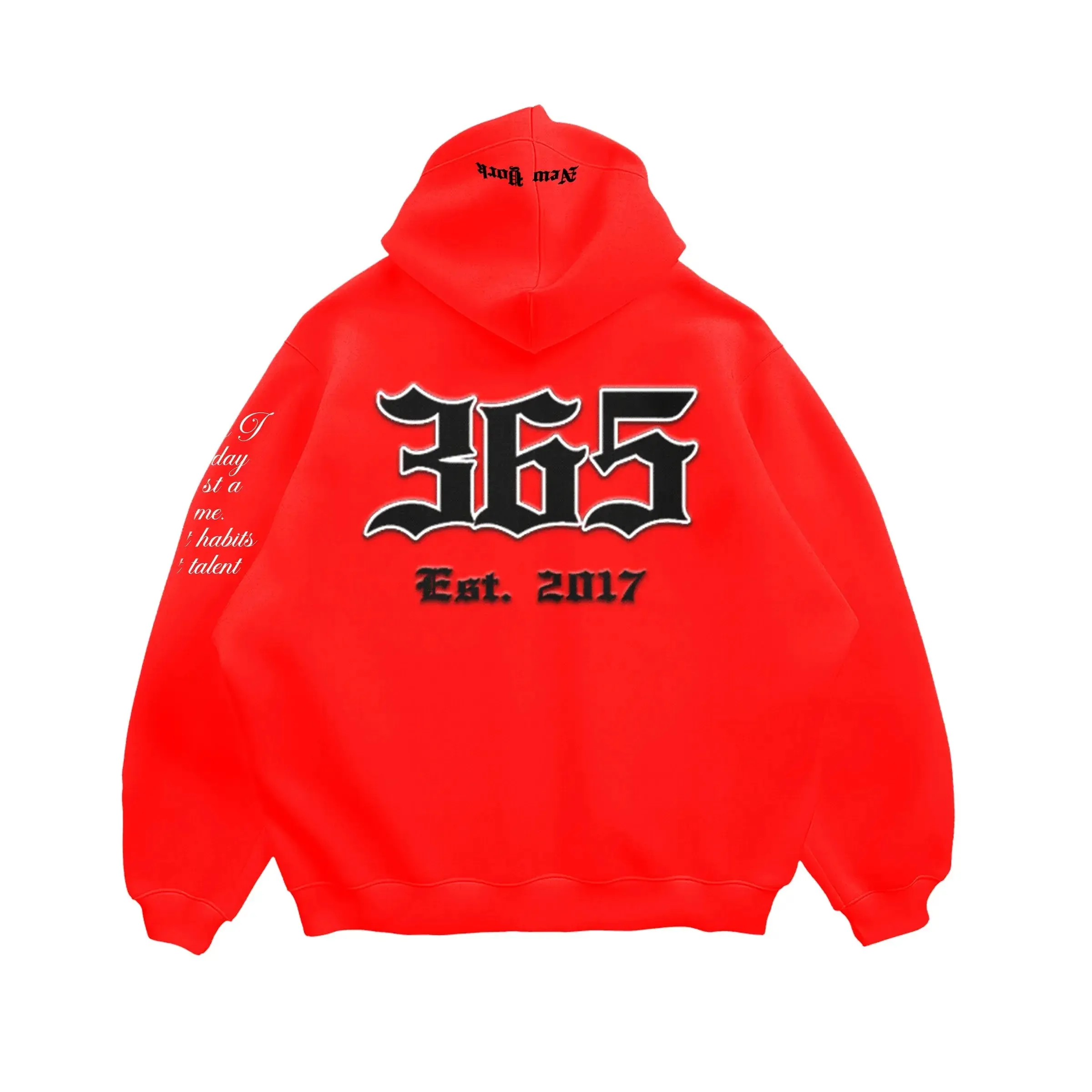 Red Academy Hoodie sold by Habits 365 product image thumbnail 2