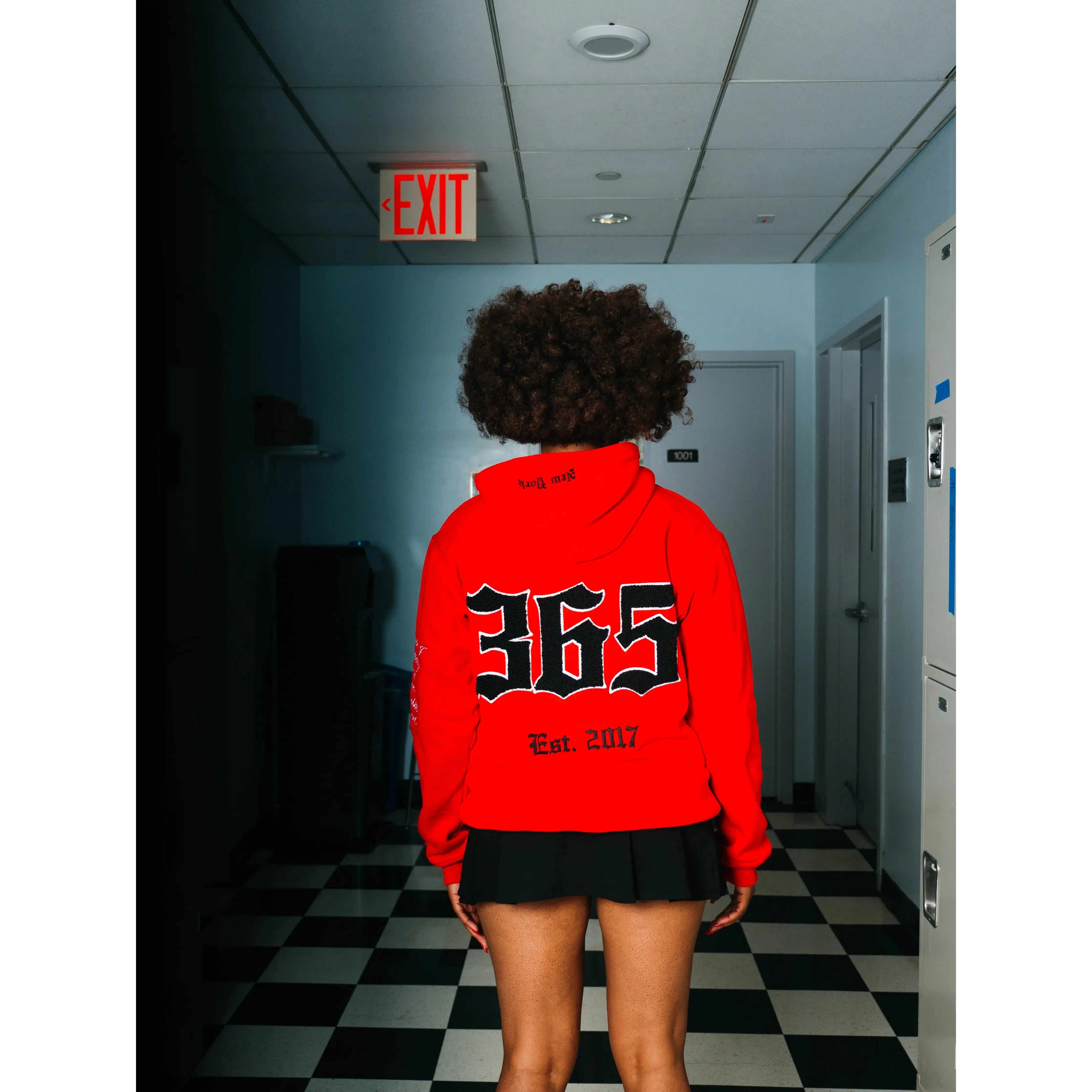 Red Academy Hoodie sold by Habits 365 product image thumbnail 4