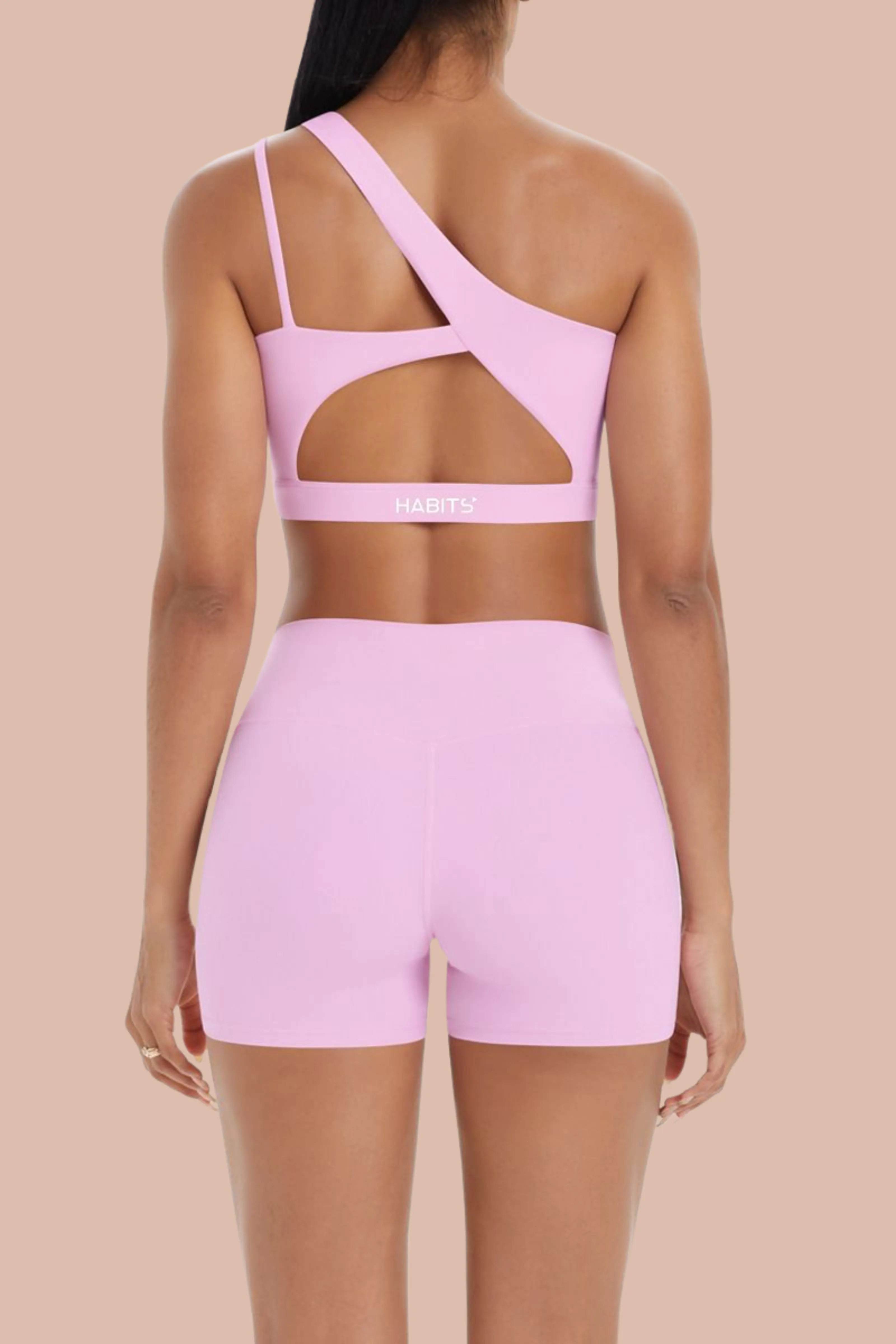 Blush Aura Biker Shorts sold by Habits 365 product image thumbnail 4