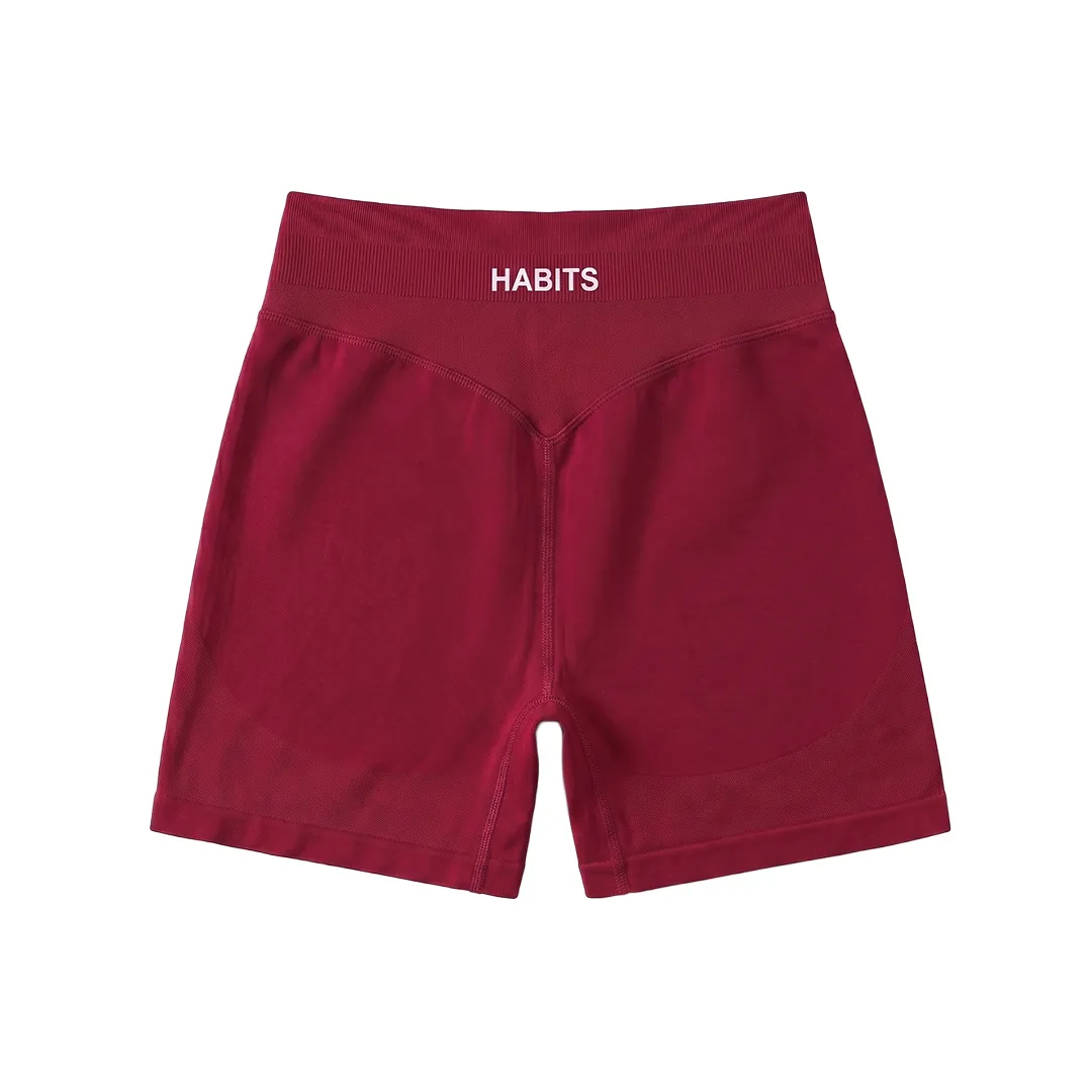 Biker Shorts - Deep Cherry sold by Habits 365 product image thumbnail 2