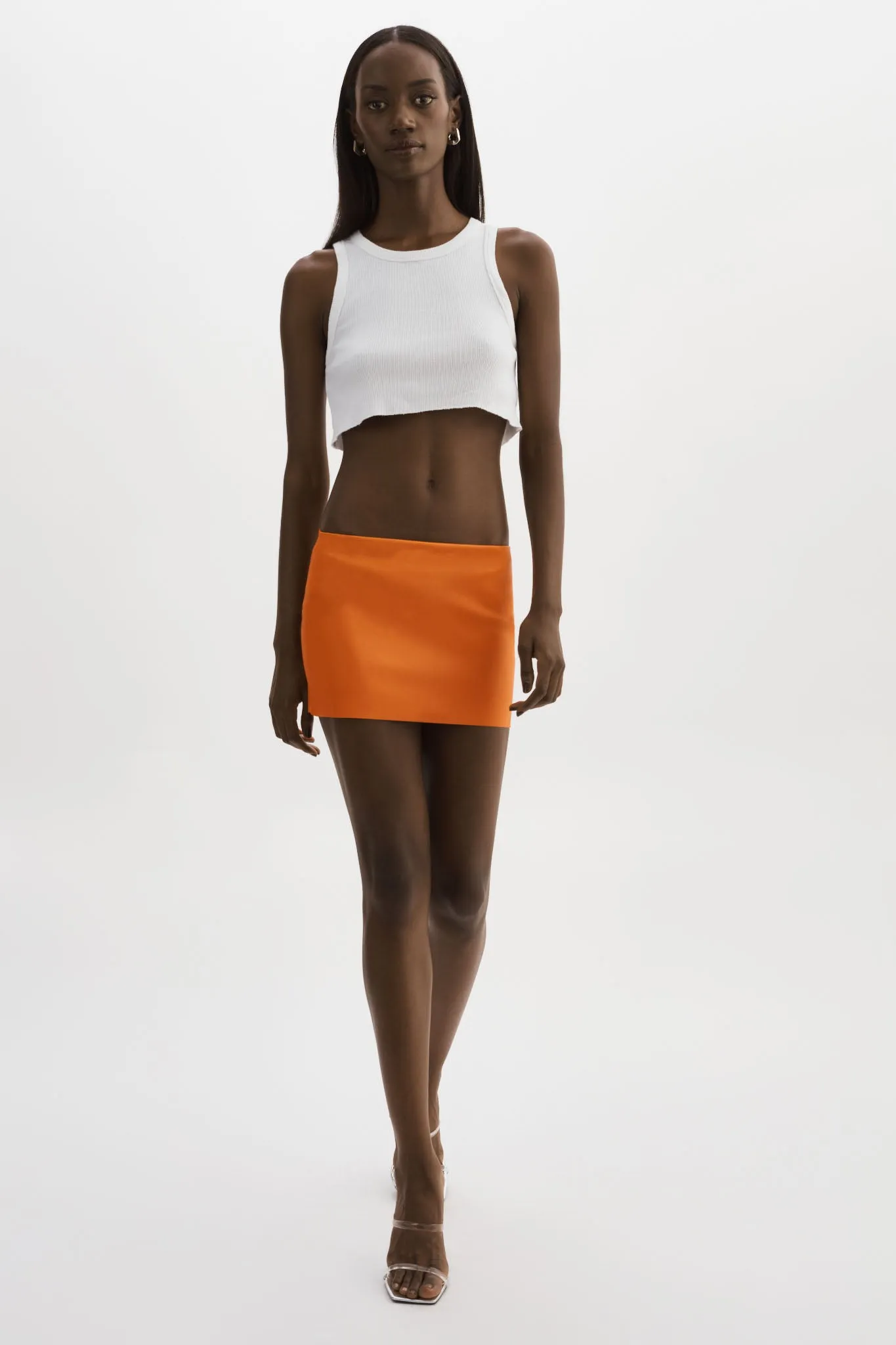 BRISSA | Leather Micro Mini Skirt sold by LAMARQUE product image thumbnail 4
