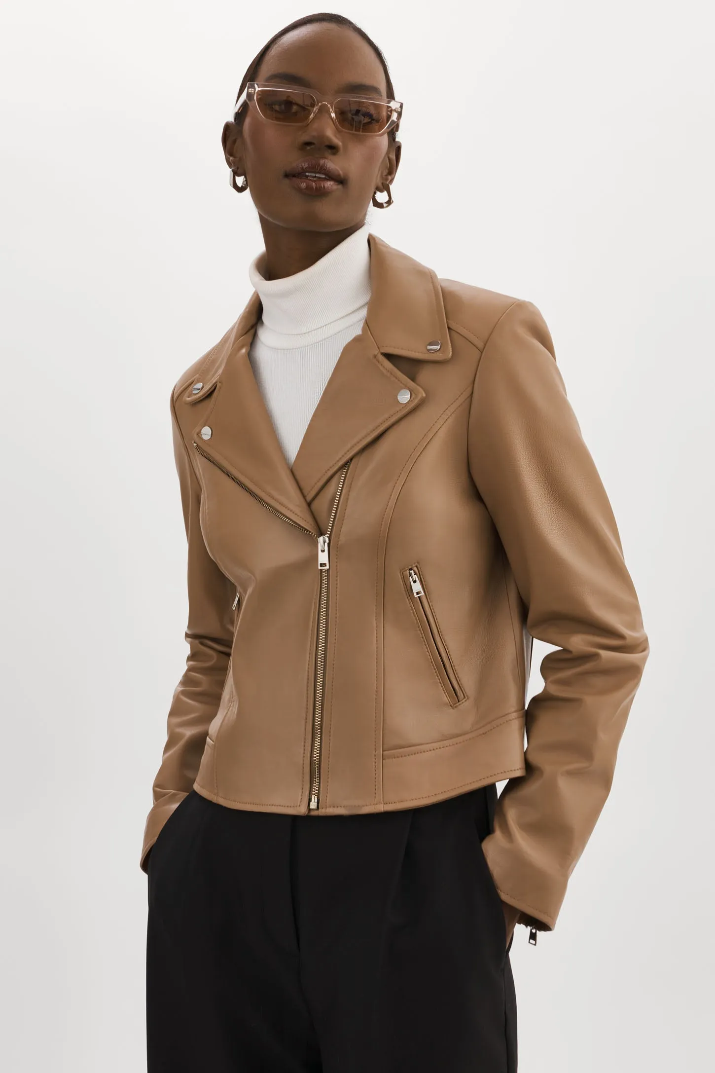 KELSEY | Leather Biker Jacket sold by La Marque