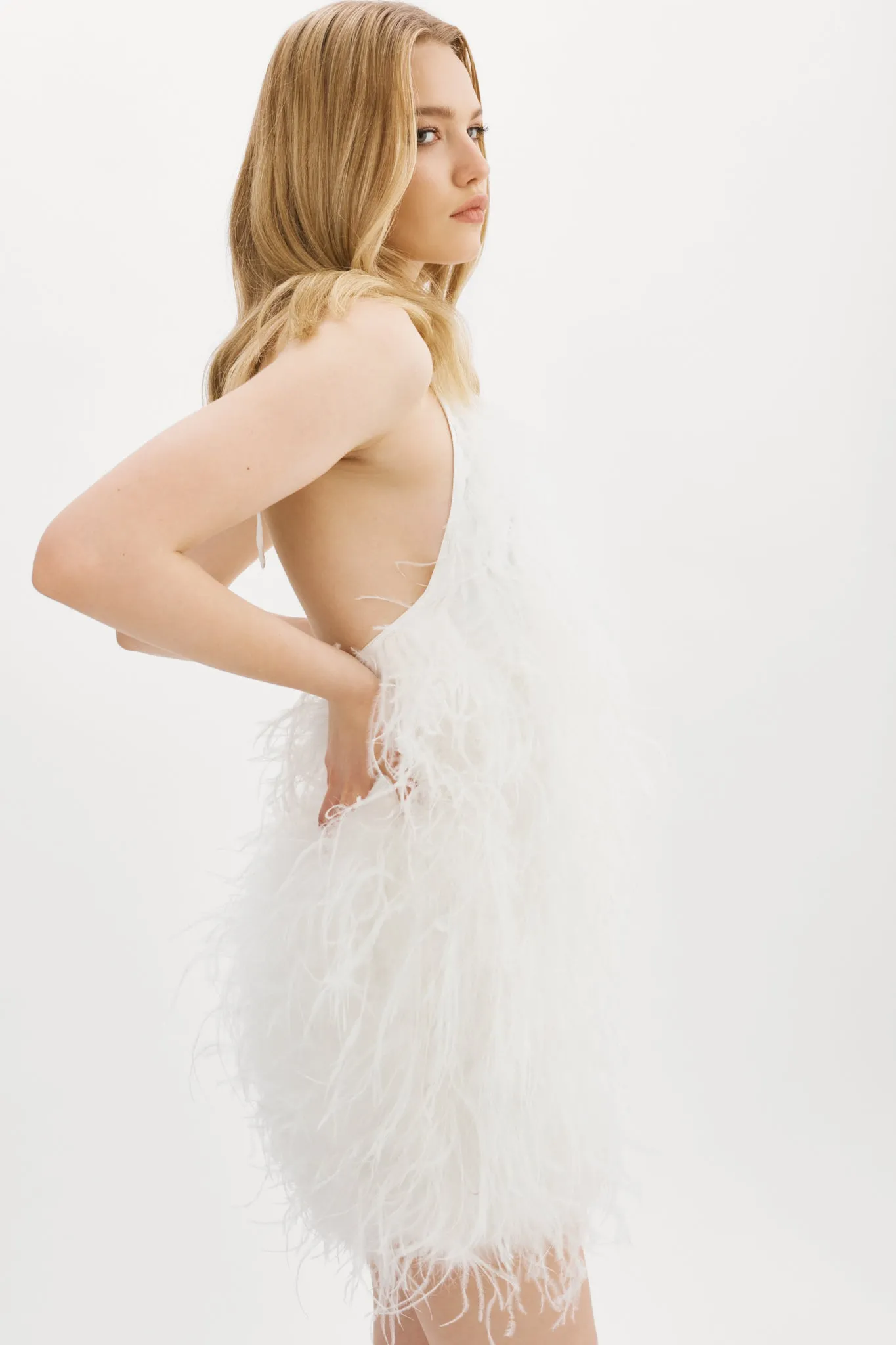 SOLVEIG | Feather Dress sold by La Marque product image thumbnail 4