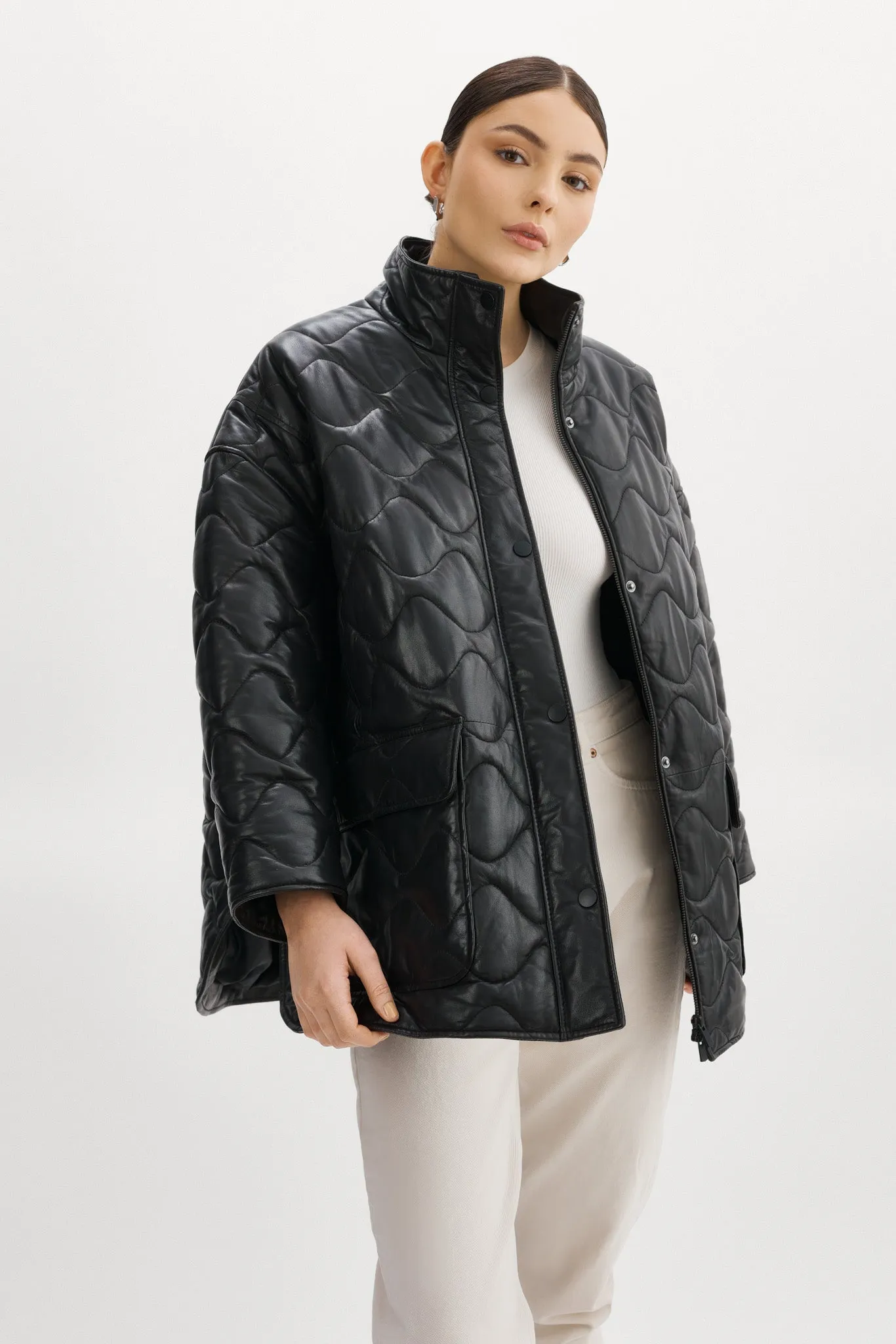 BERUKA | Quilted Leather Jacket sold by La Marque product image thumbnail 2