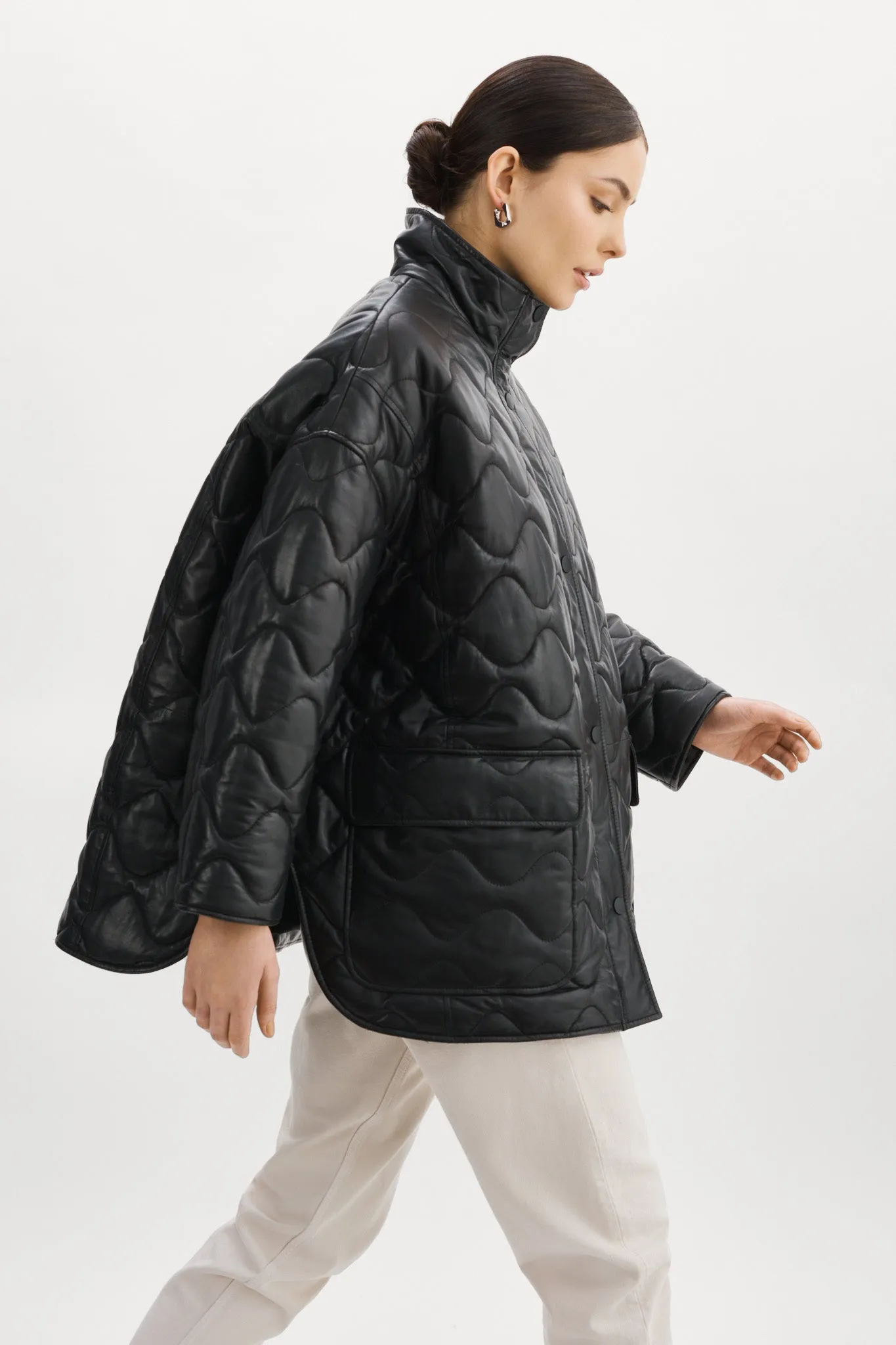 BERUKA | Quilted Leather Jacket sold by La Marque