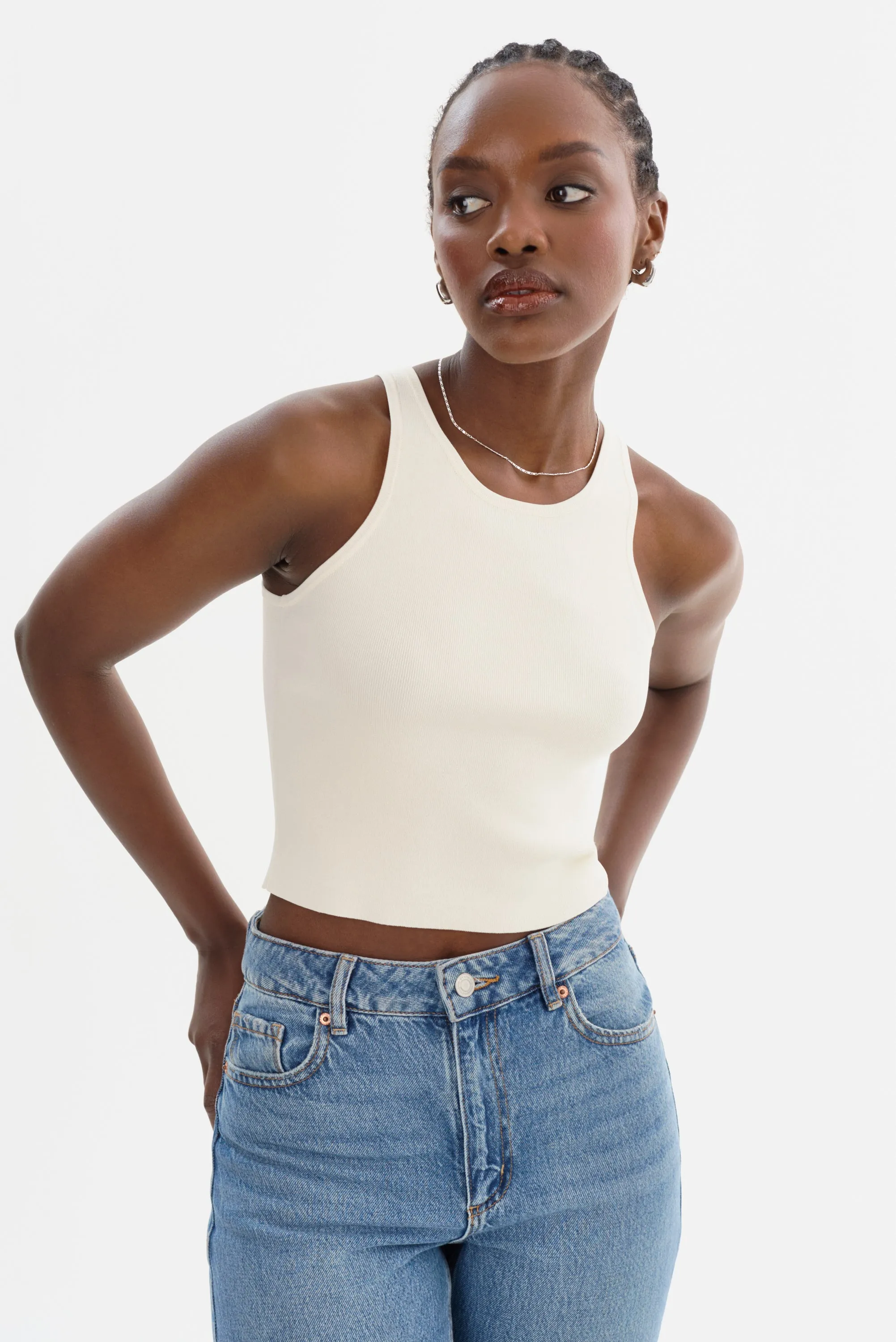 NEVINA | Knit Tank Top sold by LAMARQUE product image thumbnail 2