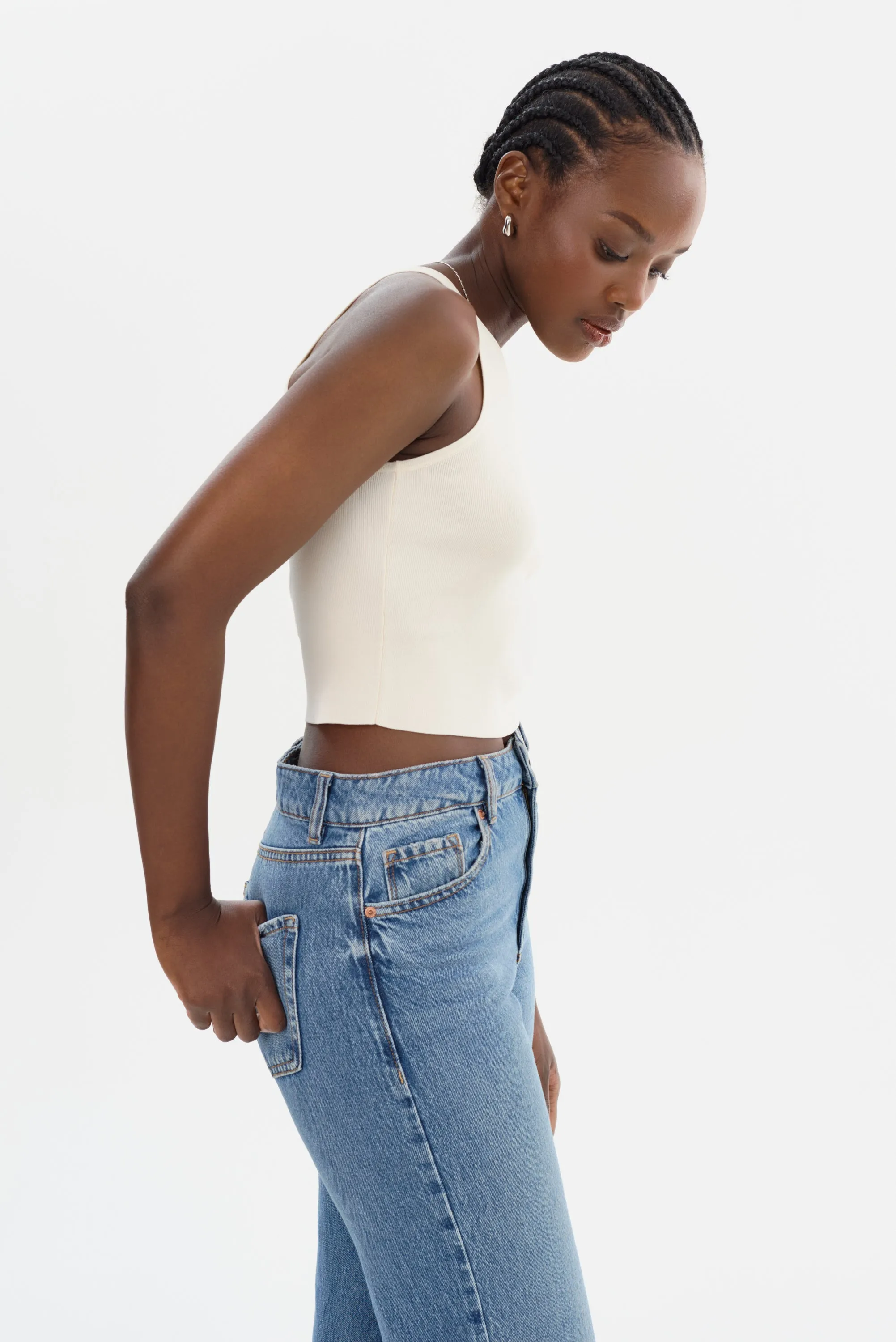 NEVINA | Knit Tank Top sold by LAMARQUE product image thumbnail 4