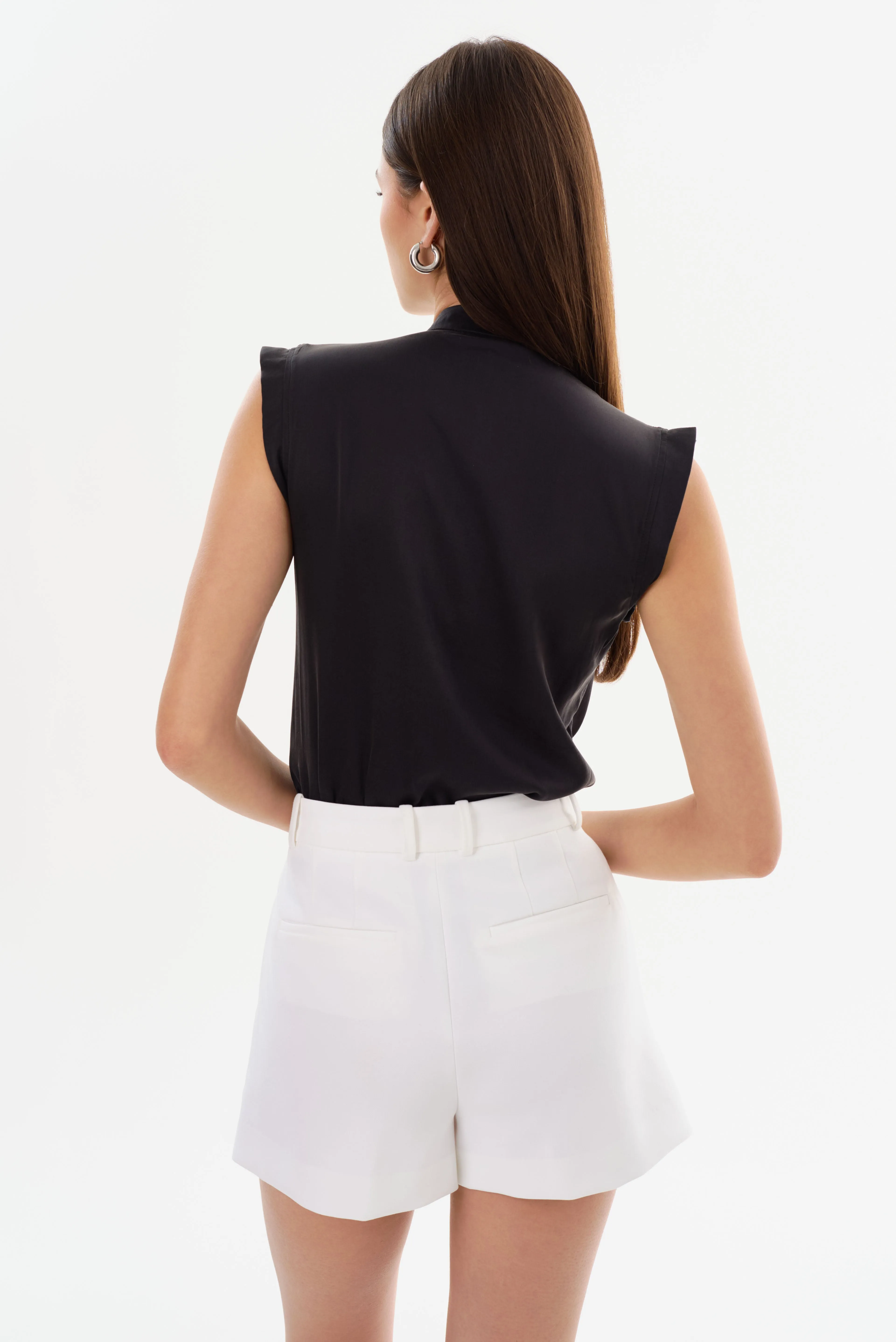 CINTA | Sleeveless Silk Bodysuit sold by LAMARQUE product image thumbnail 4