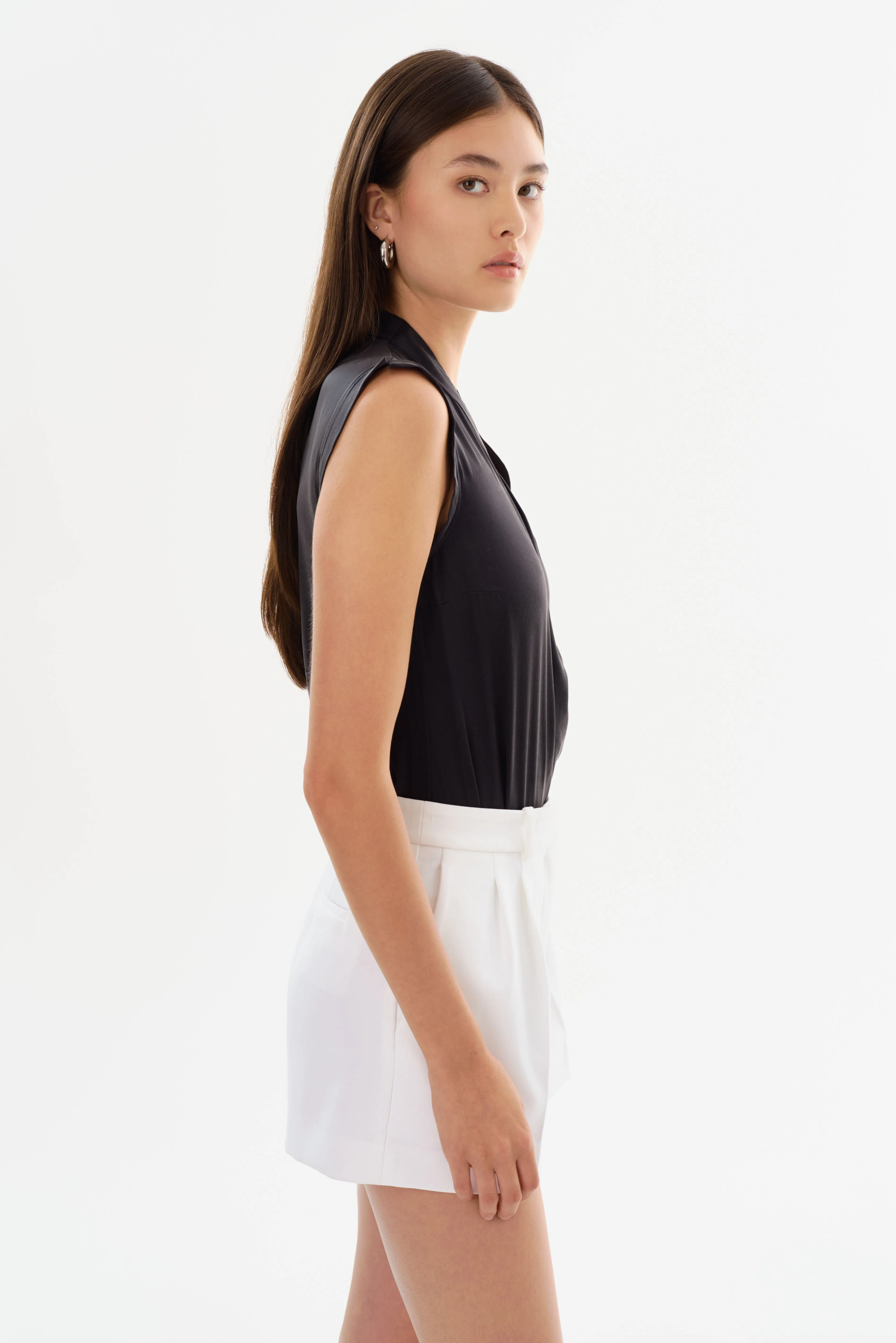 CINTA | Sleeveless Silk Bodysuit sold by LAMARQUE product image thumbnail 3