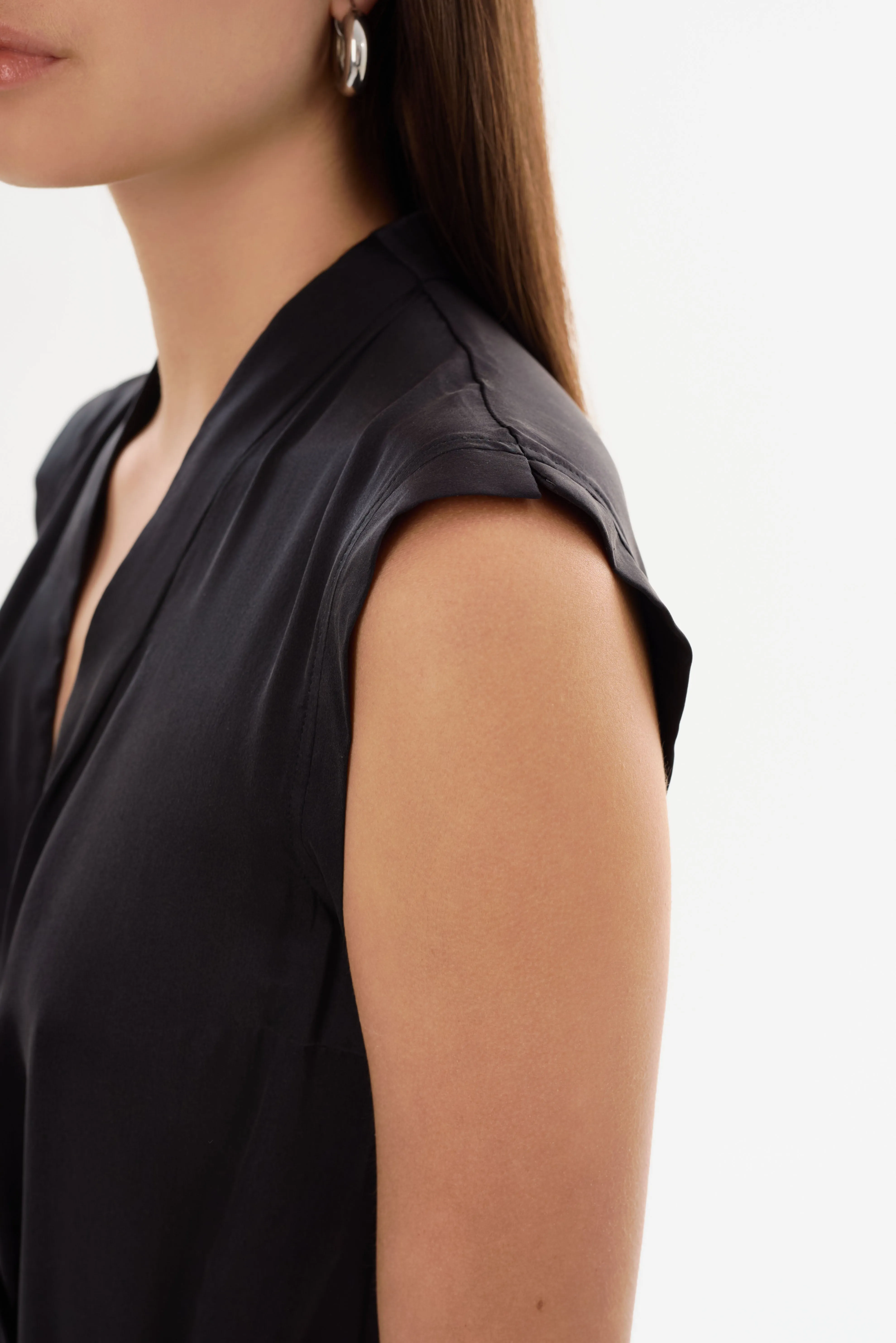 CINTA | Sleeveless Silk Bodysuit sold by LAMARQUE product image thumbnail 5