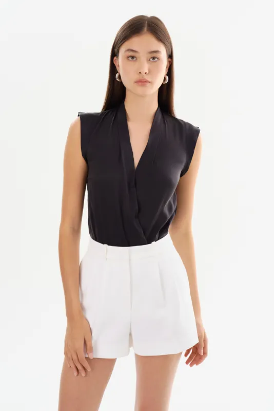 CINTA | Sleeveless Silk Bodysuit made by LAMARQUE