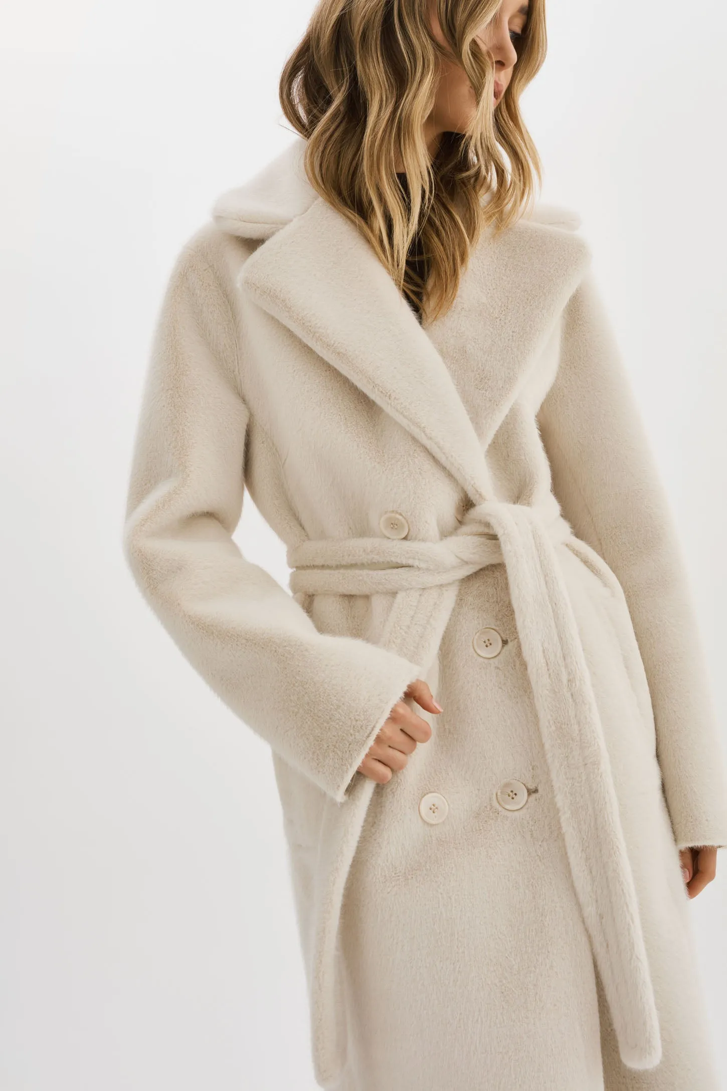 ABIGAIL | Faux Shearling Reversible Coat sold by LAMARQUE
