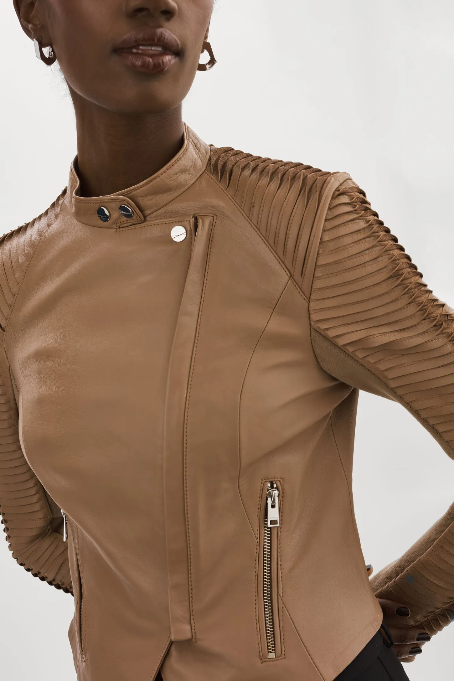 AZRA | Leather Jacket sold by La Marque product image thumbnail 4