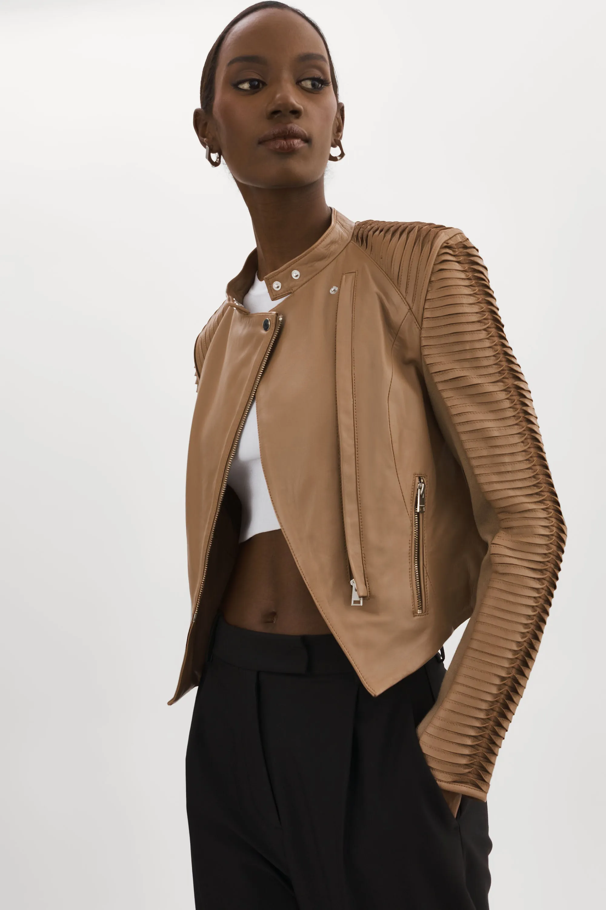 AZRA | Leather Jacket sold by La Marque