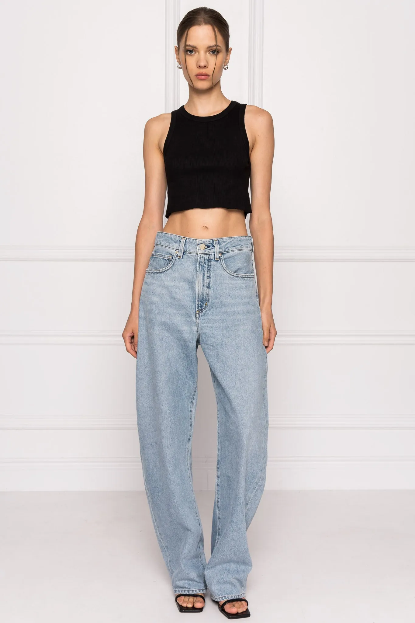 ELICIA | Ribbed Crop Tank Top sold by La Marque product image thumbnail 3