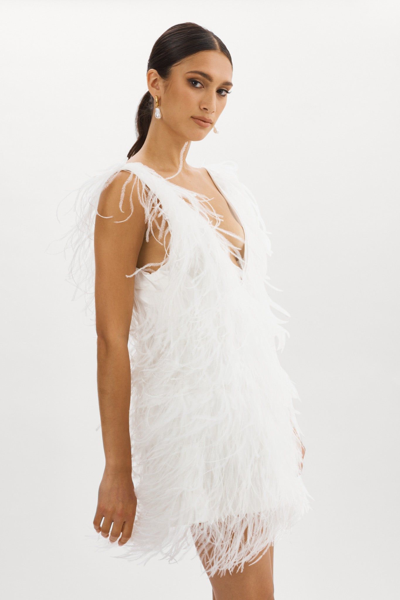 ALENA | Feather Dress sold by La Marque product image thumbnail 5