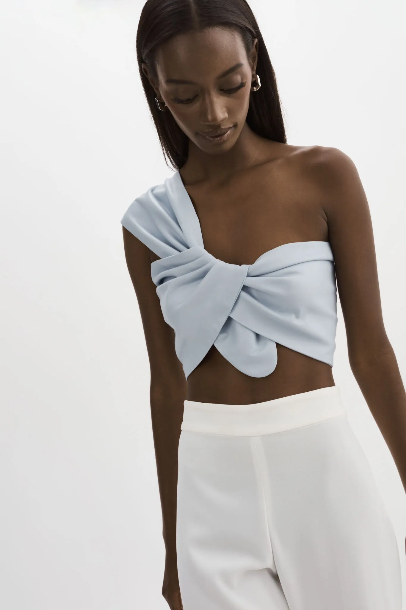 JOLIE | Faux Leather One Shoulder Top sold by La Marque product image thumbnail 2