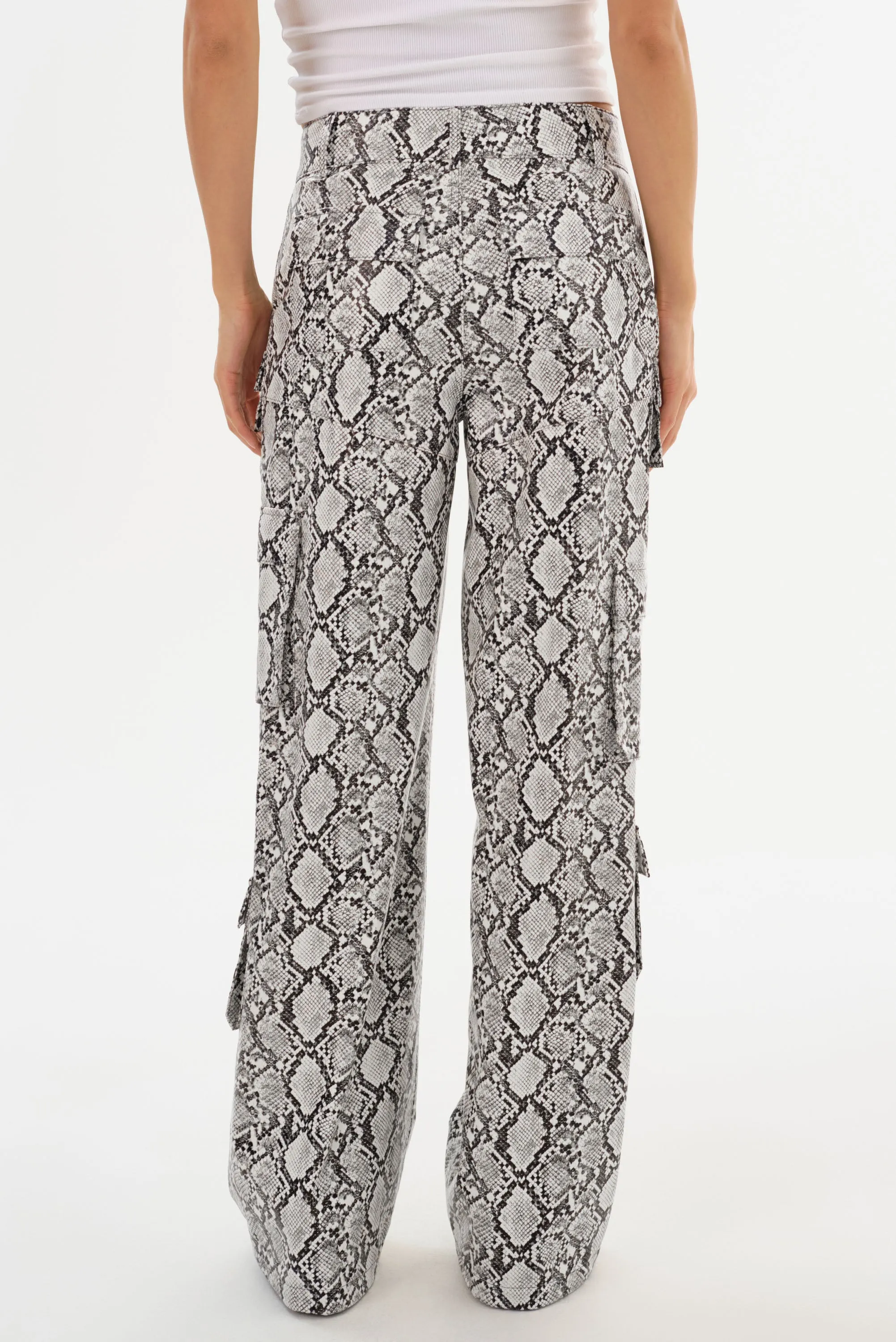 BOBBI | Faux Leather Cargo Pants sold by LAMARQUE product image thumbnail 4