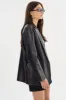 KARRIN | Distressed Leather Blazer sold by La Marque