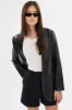 KARRIN | Distressed Leather Blazer sold by La Marque