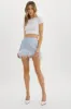 MAGNOLIA | Feather Trim Mini Skirt sold by La Marque